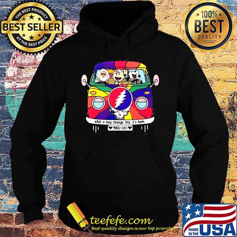 Snoopy Riding Bus Grateful Dead What A Long Strange Trip Shirt Hoodie Snoopy Riding Bus Grateful Dead What A Long Strange Trip Shirt Hoodie
