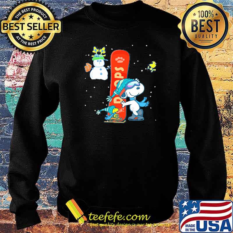 Snoopy Skiing Drops Shirt Sweater Snoopy Skiing Drops Shirt Sweater
