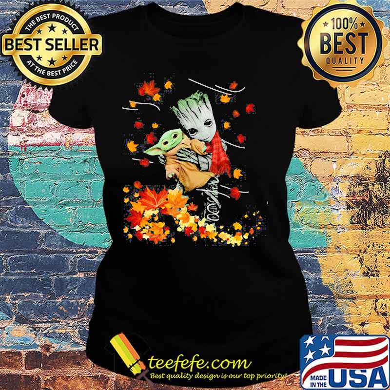 Star War Baby Yoda And Groot Shirt Ladies tee Star War Baby Yoda And Groot Shirt Ladies tee