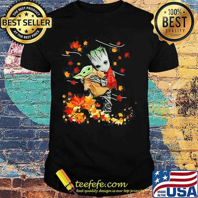 Star War Baby Yoda And Groot Shirt