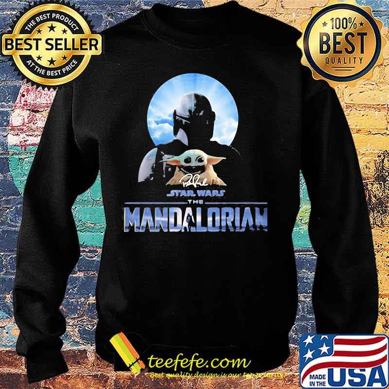 Star Wars The Mandalorian Blue Baby Yoda Shirt Sweater Star Wars The Mandalorian Blue Baby Yoda Shirt Sweater