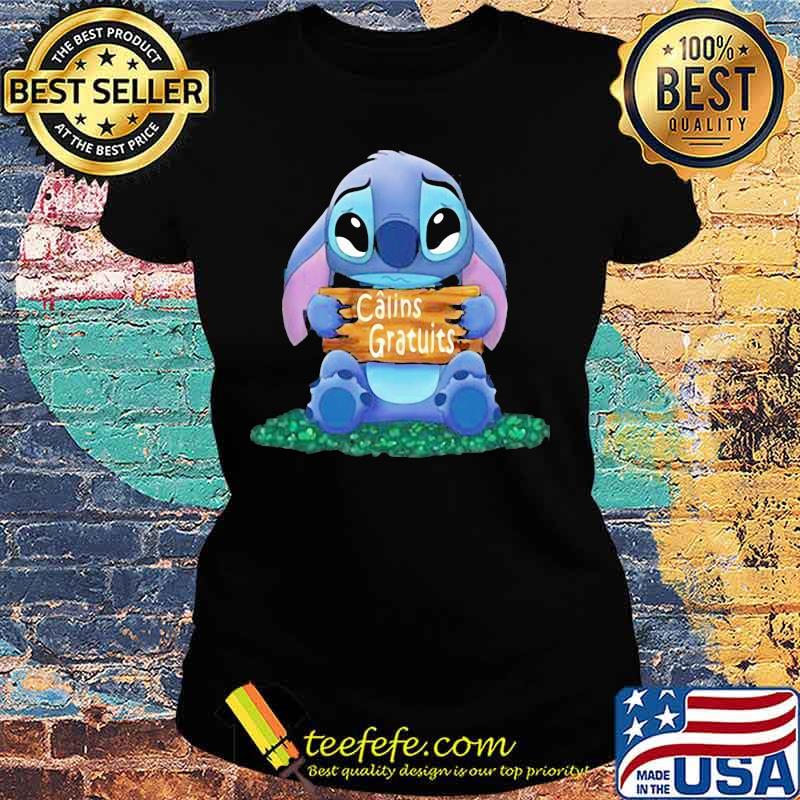 Stitch Crazy Calins Gratuits Shirt Ladies tee Stitch Crazy Calins Gratuits Shirt Ladies tee