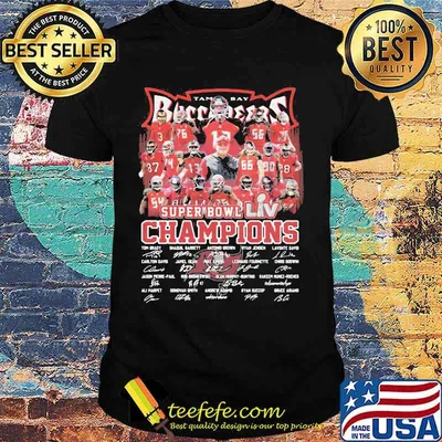 Tampa Bay Buccaneers Super Bowl Champions Signature Shirt