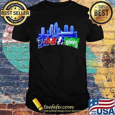 Tampa Bay Lightning Tampa Bay Buccaneers Tampa Bay Rays and Tampa Bay Rowdies shirt