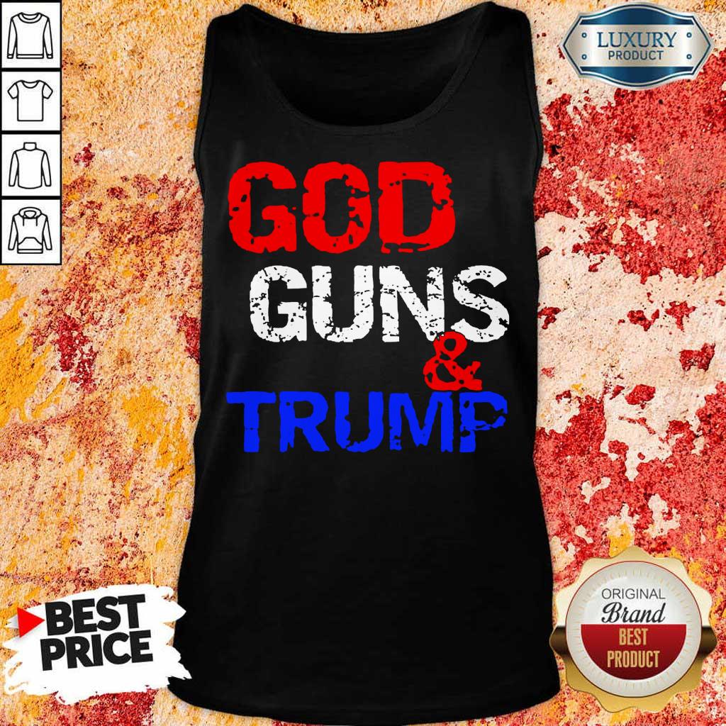 Tense God Guns and Trump 7 Shirt