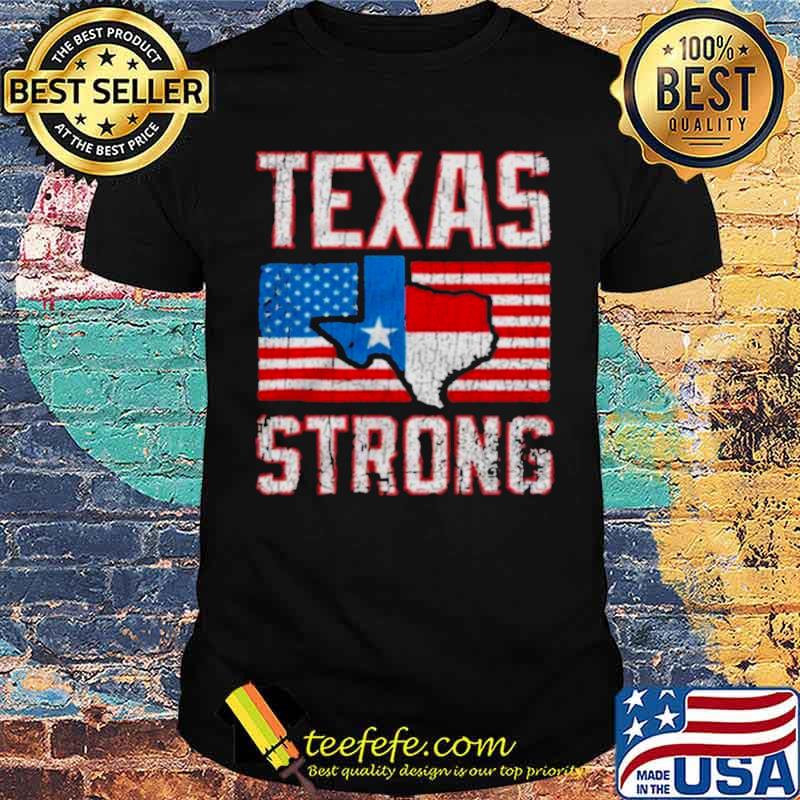 texas strong american flag shirt