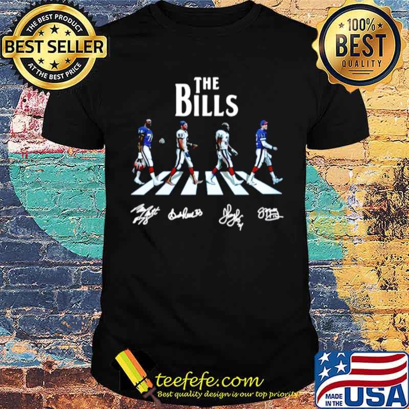 The Bills Smith Reed Thomas And Kelly Abbey Road 2021 Signatures shirt