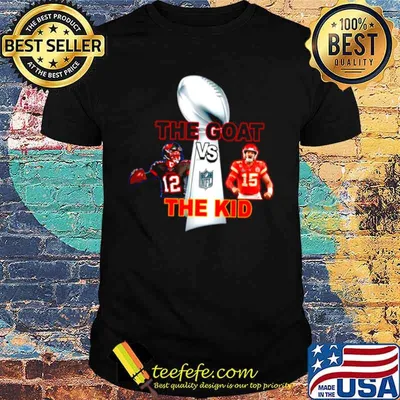 The Goat The Kid Brady Vs Mahomes With Nfl Champions shirt