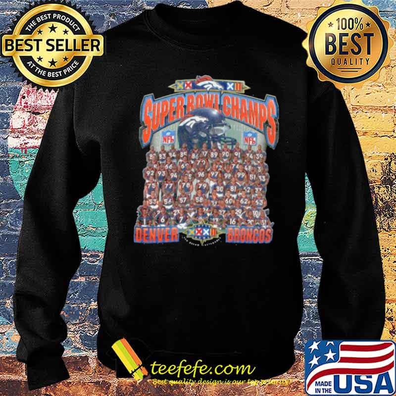 The Super Bowl Champs With Denver Broncos Team Players 2021 s Sweater The Super Bowl Champs With Denver Broncos Team Players 2021 s Sweater