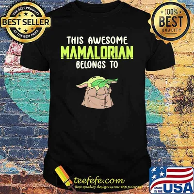 This Awesome Mamalorian Belongs To Jack Baby Yoda Shirt