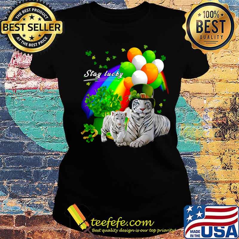 Tiger Irish Shamrock Stay Lucky St Patrick’s Day s Ladies tee Tiger Irish Shamrock Stay Lucky St Patrick’s Day s Ladies tee