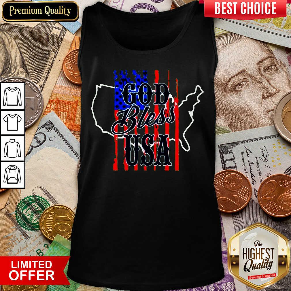 Top Lee Greenwood God Bless USA Shirt