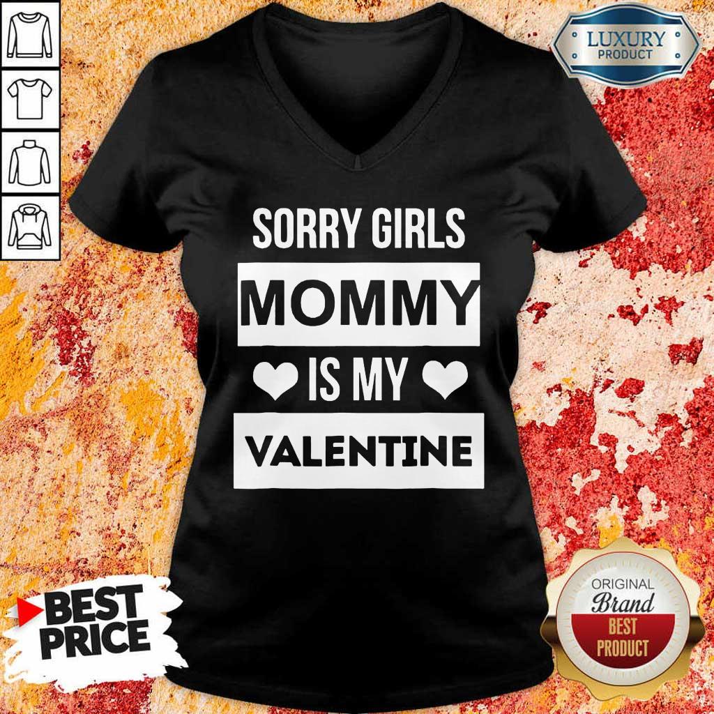 Upset 5 Valentines Girls Mommy My Valentine Shirt