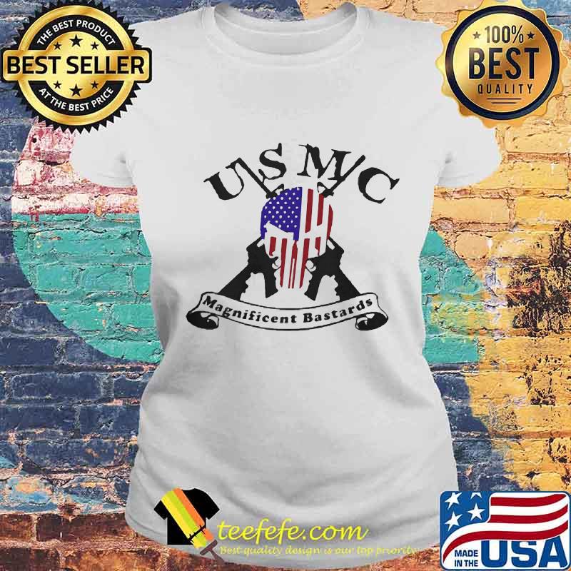 Us Army Veteran Magnificent Bastards Skull American Flag Shirt Laides tee Us Army Veteran Magnificent Bastards Skull American Flag Shirt Laides tee