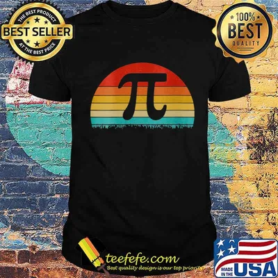 Vintage Pi Day Math Nerd shirt