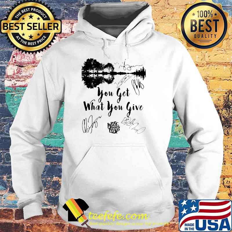 You Get What You Give Brown Band Guitar Shirt Hoodie You Get What You Give Brown Band Guitar Shirt Hoodie