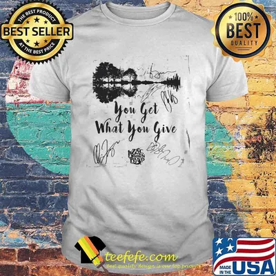 You Get What You Give Zax Brown Band Music Guitar Electric Shirt