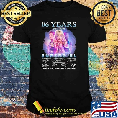 06 Years 2015 2021 Supernatural Thank You For The Memories Signature Shirt
