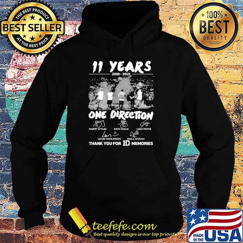 11 Years 2010 2021 One Direction Signature Thank You For 1D Memories Shirt Hoodie 11 Years 2010 2021 One Direction Signature Thank You For 1D Memories Shirt Hoodie