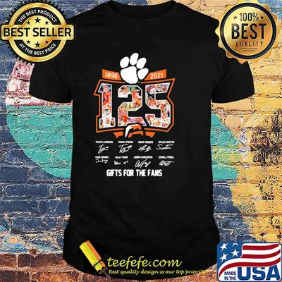 125Years Of 1896-2021 Gifts For The Fans Signatures Shirt