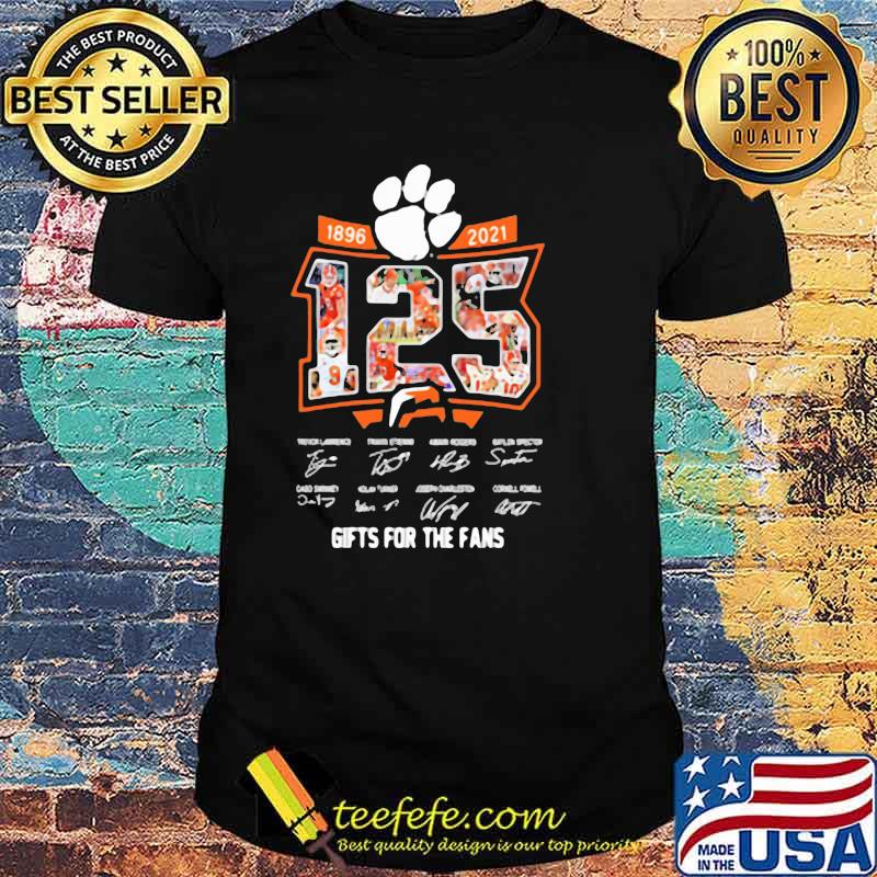 125Years Of 1896-2021 Gifts For The Fans Signatures Shirt