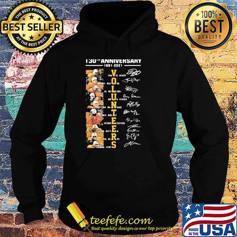 130th Anniversary 1891-2021 Travis Henry Johnny Majors Long Shit Hoodie 130th Anniversary 1891-2021 Travis Henry Johnny Majors Long Shit Hoodie
