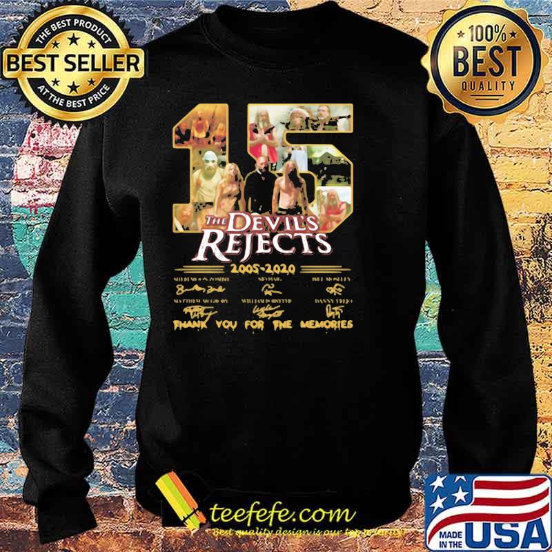 15 The Devil39S Rejects 2005 2020 Thank You For The Memories Signature Shirt Sweater 15 The Devil39S Rejects 2005 2020 Thank You For The Memories Signature Shirt Sweater
