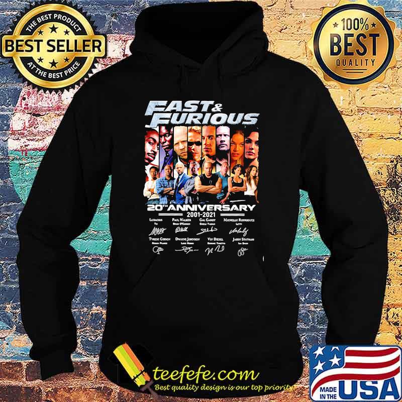 Fast And Furious 20th Anniversary 2001 2021 Signature Shirt Hoodie Fast And Furious 20th Anniversary 2001 2021 Signature Shirt Hoodie