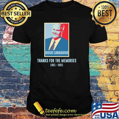 Rush Limbaugh Thanks For The Memories 1951 2021 Shirt