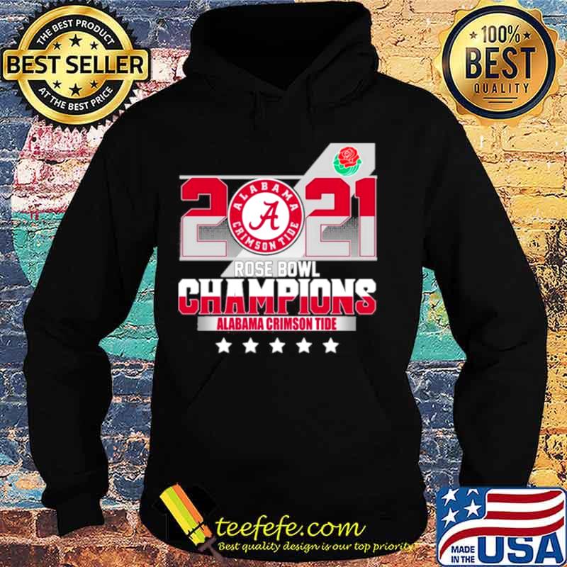 2021 Alabama Crimson Tide Rose Bowl Champions Hoodie 2021 Alabama Crimson Tide Rose Bowl Champions Hoodie