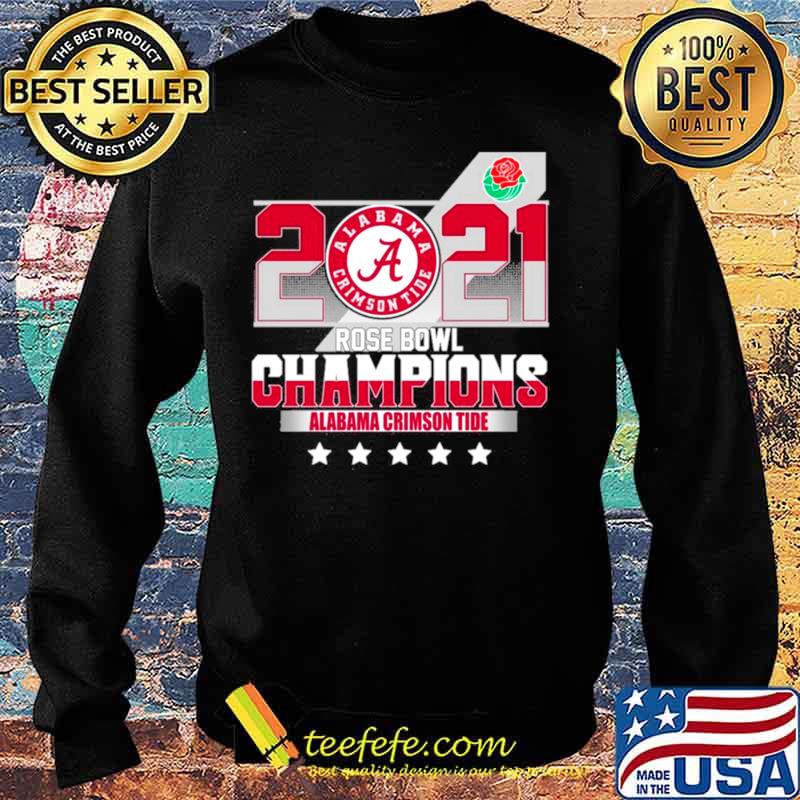 2021 Alabama Crimson Tide Rose Bowl Champions Sweater 2021 Alabama Crimson Tide Rose Bowl Champions Sweater