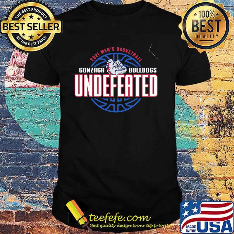 2021 Men's Gonzaga Bulldogs Undefeated Shirt