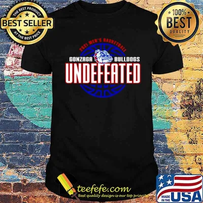 2021 men’s basketball Gonzaga Bulldogs Undefeated shirt