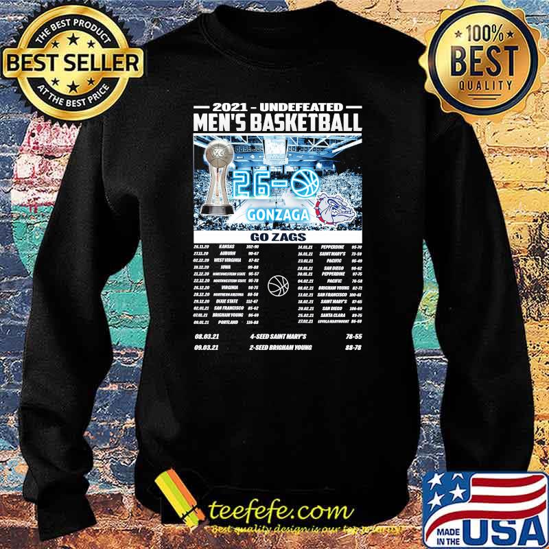 2021 Undefeated Men’s Basketball Gonzaga Shirt Sweater 2021 Undefeated Men’s Basketball Gonzaga Shirt Sweater