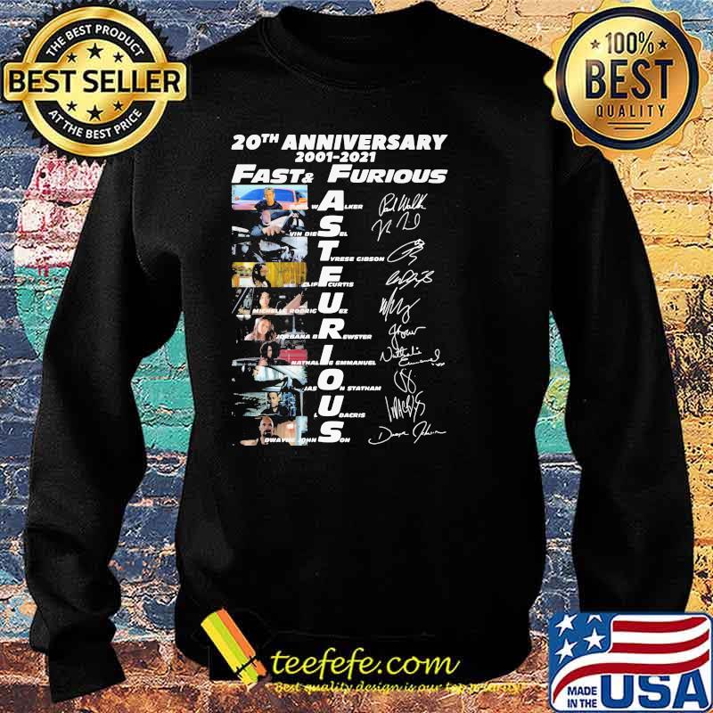 20th Anniversary 2001 2021 Fast And Furious Shirt Sweater 20th Anniversary 2001 2021 Fast And Furious Shirt Sweater