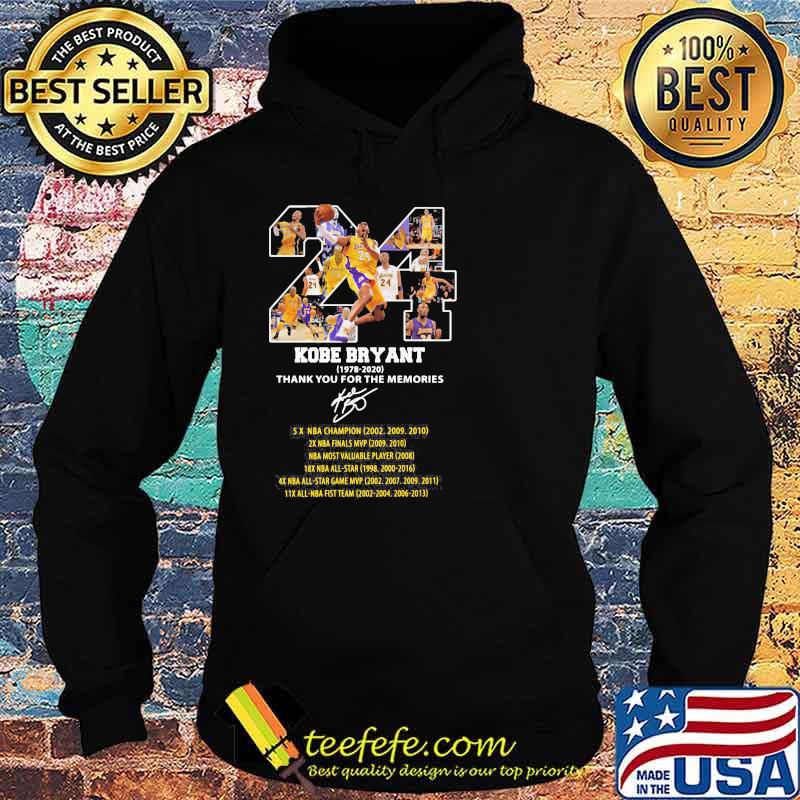 24 Kobe Bryant Thank You For The Memories Legend Football Shirt Hoodie 24 Kobe Bryant Thank You For The Memories Legend Football Shirt Hoodie