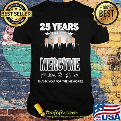 25 Years 1994 2021 Mercyme Signature Shirt