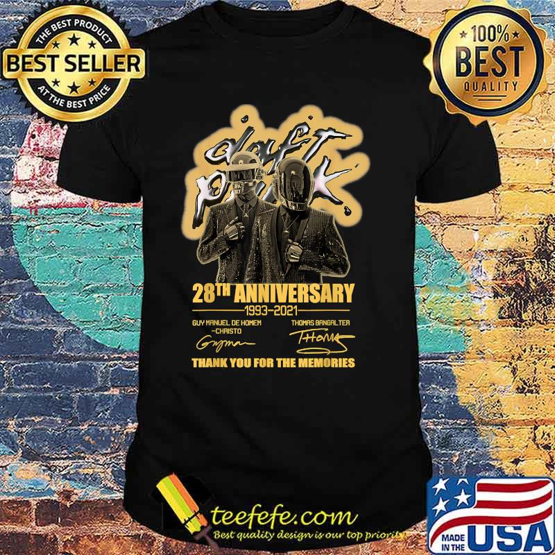 28th Anniversary Daft Pulp Punk Signature Shirt