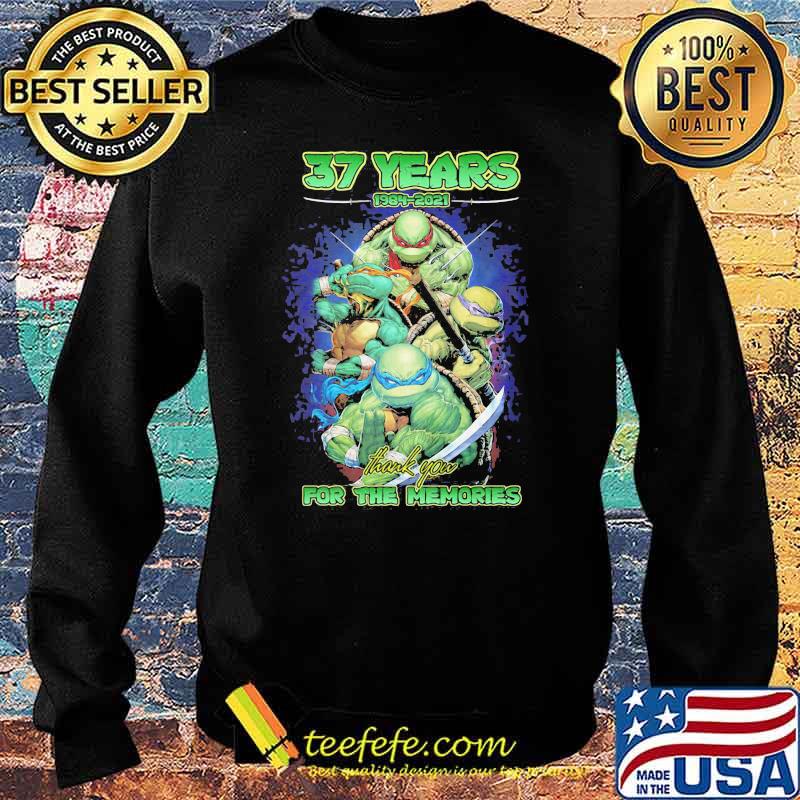 37 Years 1984 2021 Ninja Thank You For The Memories Shirt Sweater 37 Years 1984 2021 Ninja Thank You For The Memories Shirt Sweater