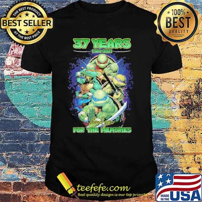 37 Years 1984 2021 Ninja Thank You For The Memories Shirt