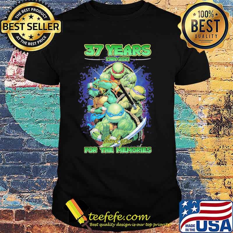37 Years 1984 2021 Ninja Thank You For The Memories Shirt