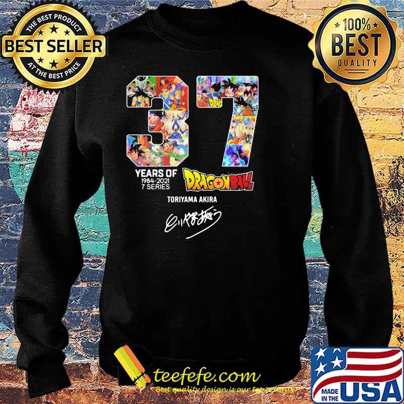 37 Years Of Dragon Ball Signature Shirt Sweater 37 Years Of Dragon Ball Signature Shirt Sweater