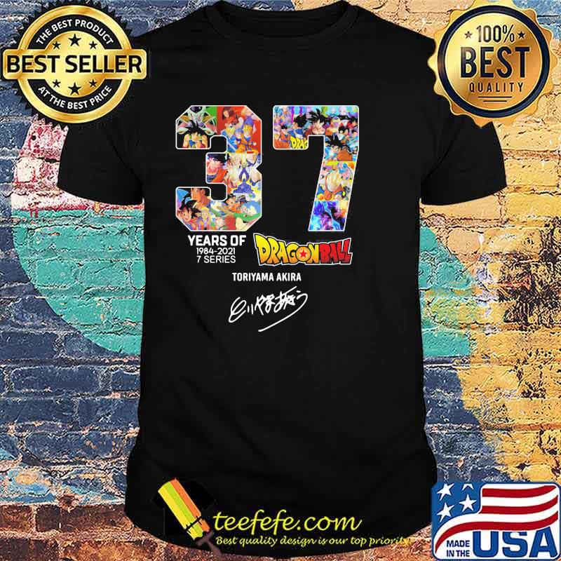 37 Years Of Dragon Ball Signature Shirt 37 Years Of Dragon Ball Signature Shirt