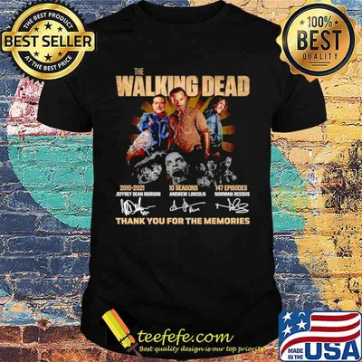 The Walking Dead 2010 2021 thank you for the memories shirt