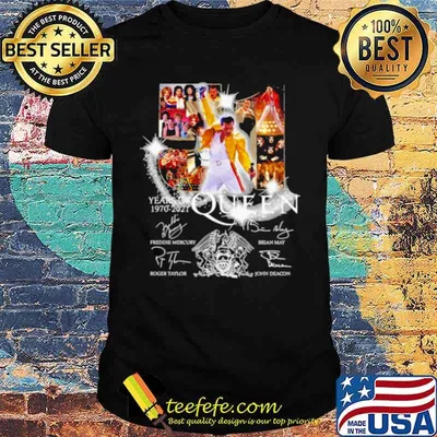 51 Years Of 1970 2021 Queen Signatures Shirt