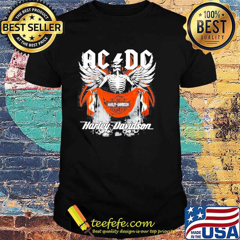 AC DC DEATH MOTOR HARLEY DAVIDSON CYCLES 2021 SHIRT