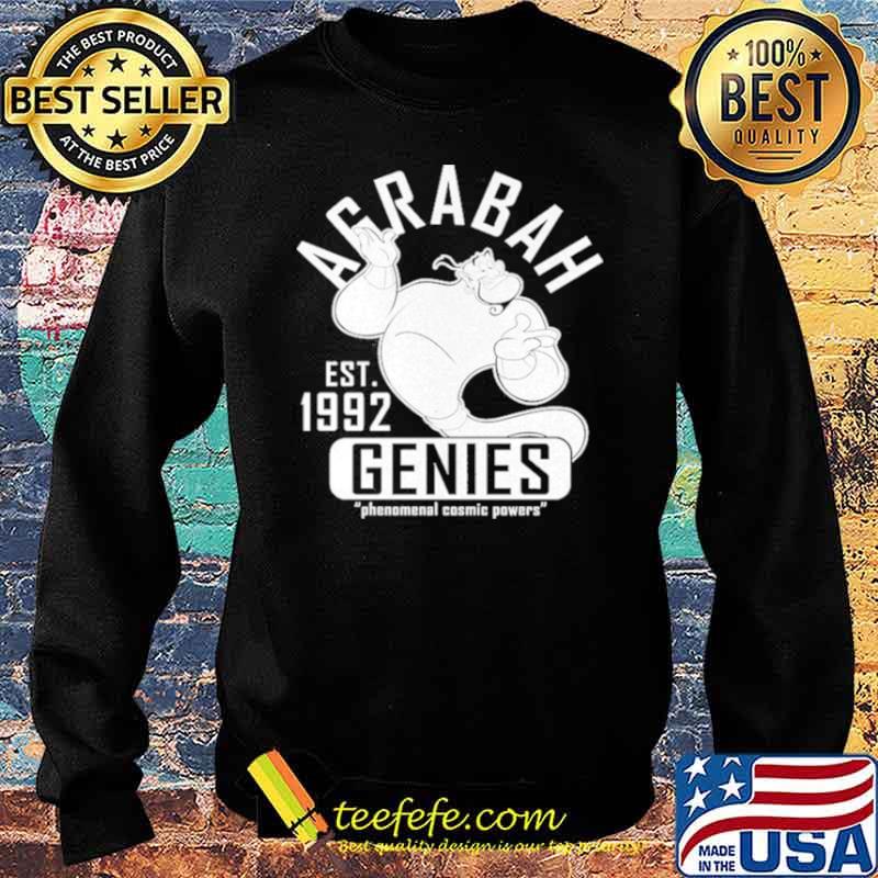 Aladdin Genie Collegiate Sports Graphic Shirt Sweater Aladdin Genie Collegiate Sports Graphic Shirt Sweater