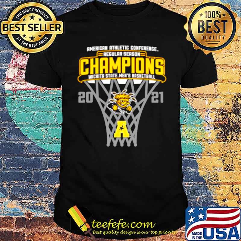 American athletic conference regular season Champions Wichita State men’s basketball 2021 shirt