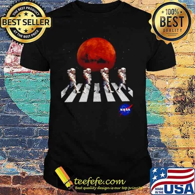 Astronaut Walking Abbey Road Nasa Mars Perseverance Rover 2020 shirt