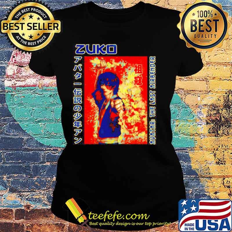 Avatar The Last Airbender Zuko Ladies tee Avatar The Last Airbender Zuko Ladies tee
